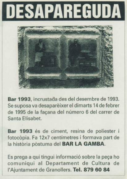 desaparegudaBar La Gamba