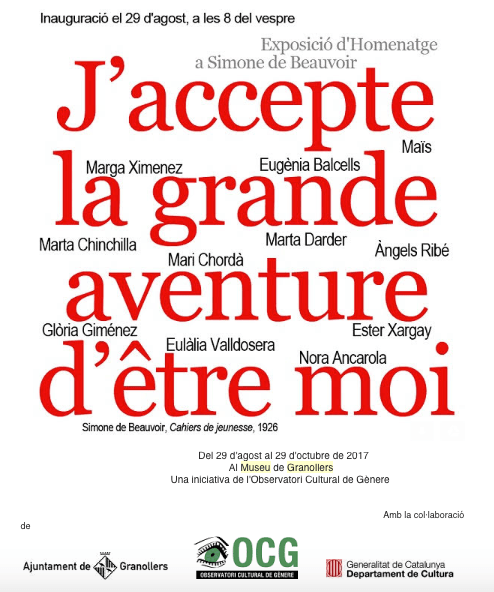 J’accepte la grande aventure d’être moi, Museu de Granollers,&nbsp;2017